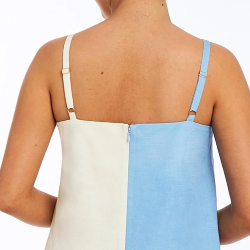 NWT Mestiza New York Etta Strappy Mini Dress Linen
Blend Square Neck sleeveless - Picture 15 of 16